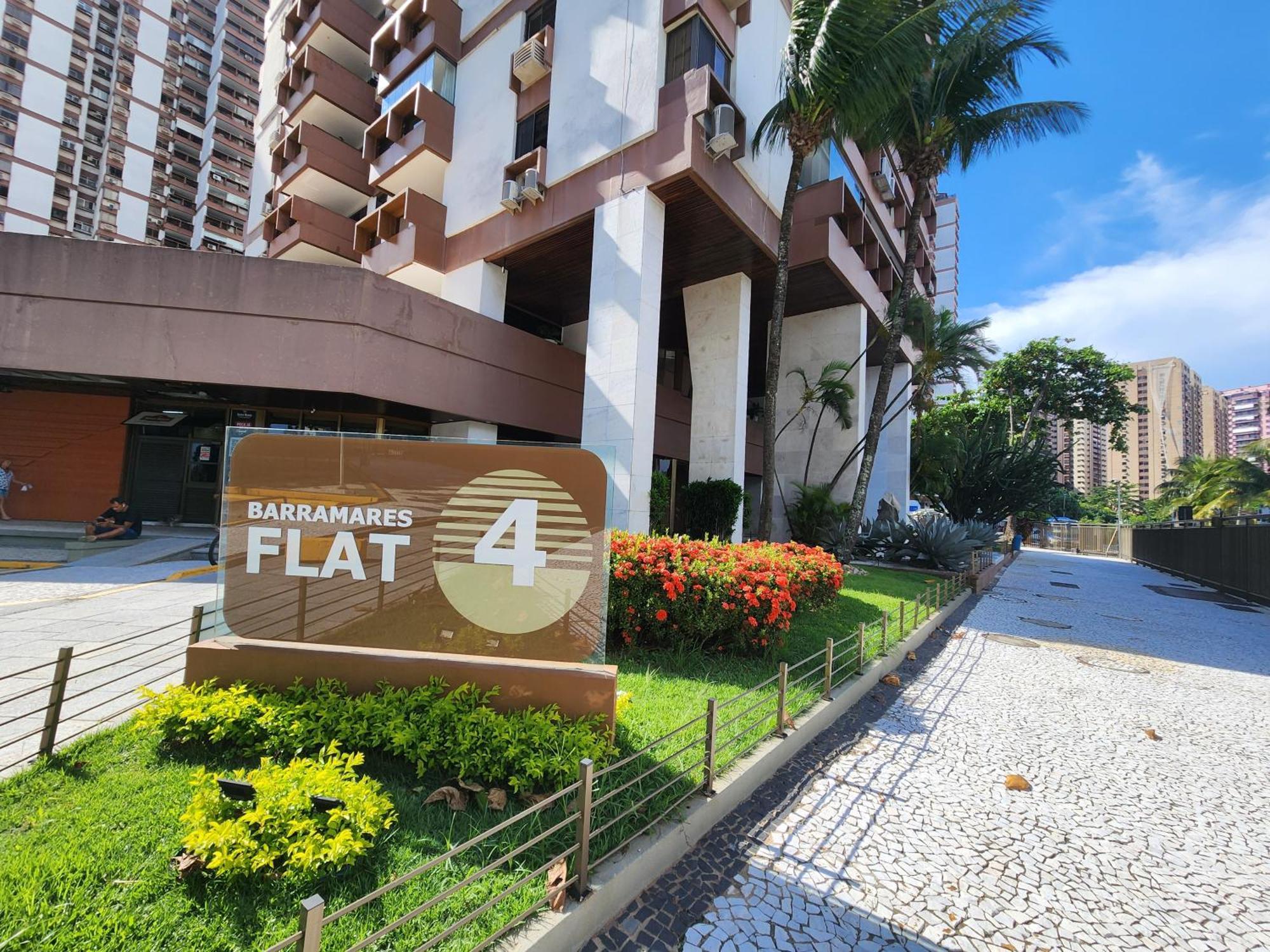 Apartamento Barramares Flat - Condominio Em Frente A Praia Da Barra Da Tijuca Rio de Janeiro Exterior foto